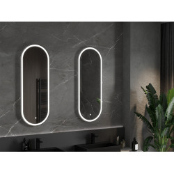 Mexen Bono  Led fürdöszobai tükör  45 x 120 cm, LED 6000K, + páramentesítö - 9816-045-120-611-00 Led Tükör Led Tükör 406594 Mexen