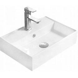 Mexen Blanca  Mosdó kagyló  56 x 38 cm,  fehér - 21105600 Mosdó csaplyukal Mosdó csaplyukal 406594 Mexen