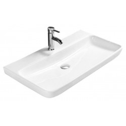Mexen Lili  Mosdó kagyló  81 x 47 cm,  fehér - 21138100 Mosdó csaplyukal Mosdó csaplyukal 406594 Mexen
