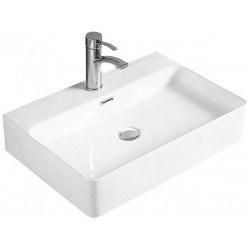 Mexen Lara  Mosdó kagyló  60 x 42 cm,  fehér - 21166000 Mosdó csaplyukal Mosdó csaplyukal 406594 Mexen