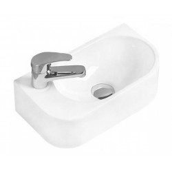 Mexen Viera  Mosdó kagyló  balos 40 x 21 cm,  fehér - 21274000L Mosdó csaplyukal Mosdó csaplyukal 406594 Mexen