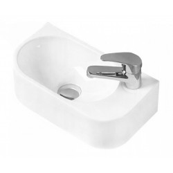 Mexen Viera  Mosdó kagyló   jobbos 40 x 21 cm,  fehér -21274000R Mosdó csaplyukal Mosdó csaplyukal 406594 Mexen