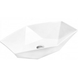 Mexen Elena   mosdó pultra helyezhetö  63 x 41 cm,  fehér - 21476300 Pultra építhető Pultra építhető 406594 Mexen