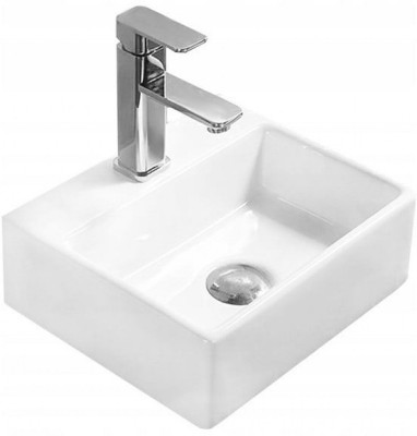 Mexen Mini  Mosdó kagyló  33 x 29 cm,  fehér - 21093300 Mosdó csaplyukal