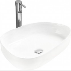 Mexen Chiara   mosdó pultra helyezhetö  54 x 39 cm,  fehér - 21585400 Pultra építhető Pultra építhető 406594 Mexen