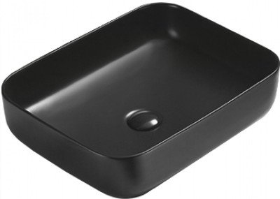 Mexen Carla   mosdó pultra helyezhetö  50 x 39 cm,  fekete mat - 21555085 Pultra építhető