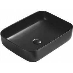 Mexen Carla   mosdó pultra helyezhetö  50 x 39 cm,  fekete mat - 21555085 Pultra építhető Pultra építhető 406594 Mexen