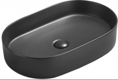 Mexen Celia   mosdó pultra helyezhetö  60 x 38 cm,  fekete mat - 22206085 Pultra építhető