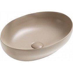 Mexen Cornelia   mosdó pultra helyezhetö  50 x 36 cm, cappuccino mat - 21885064 Pultra építhető Pultra építhető 406594 Mexen