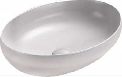 Mexen Cornelia   mosdó pultra helyezhetö  50 x 36 cm,  szürke  mat - 21885067 Pultra építhető