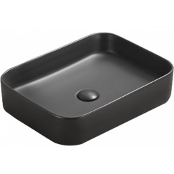 Mexen Vena   mosdó pultra helyezhetö  50 x 37 cm,  fekete mat - 22195085 Pultra építhető Pultra építhető 406594 Mexen