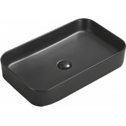 Mexen Vena   mosdó pultra helyezhetö  60 x 37 cm,  fekete mat - 22196085 Pultra építhető Pultra építhető 406594 Mexen