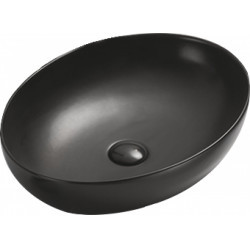 Mexen Jowita   mosdó pultra helyezhetö  52 x 39 cm,  fekete mat - 21355285 Pultra építhető Pultra építhető 406594 Mexen