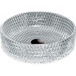 Mexen Aura  üveg    mosdó pultra helyezhetö  39 x 39 cm, transparent - 24013900 Pultra építhető Pultra építhető 406594 Mexen