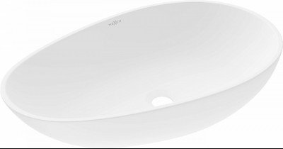 Mexen Nora   mosdó pultra helyezhetö  kompozit 60 x 36 cm,  fehér - 23056001 Pultra építhető