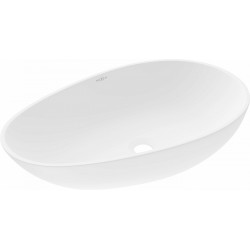 Mexen Nora   mosdó pultra helyezhetö  kompozit 60 x 36 cm,  fehér - 23056001 Pultra építhető Pultra építhető 406594 Mexen