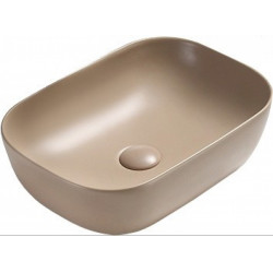 Mexen Rita   mosdó pultra helyezhetö  45 x 32 cm, cappuccino mat - 21084564 Pultra építhető Pultra építhető 406594 Mexen
