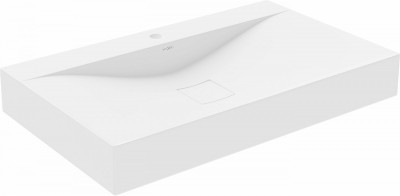 Mexen Poli   mosdó pultra helyezhetö  kompozit 1/O 80 x 48 cm,  fehér - 23028001 Pultra építhető