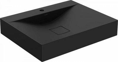 Mexen Poli   mosdó pultra helyezhetö  kompozit 1/O 60 x 48 cm,  fekete - 23026071 Pultra építhető