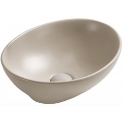 Mexen Elza   mosdó pultra helyezhetö  40 x 33 cm,  beige mat - 21014066 Pultra építhető Pultra építhető 406594 Mexen