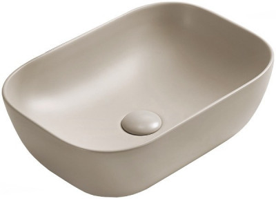 Mexen Rita   mosdó pultra helyezhetö  45 x 32 cm,  beige mat - 21084566 Pultra építhető