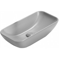 Mexen Klara   mosdó pultra helyezhetö  46 x 23 cm,  szürke   mat - 21564661 Pultra építhető Pultra építhető 406594 Mexen