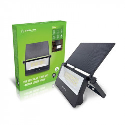 Asalite LED Szolár Reflektor Slim 20W 4000K (1800 lumen)+Mozgásérzékelő Szenzor Napelemes LED Reflektor