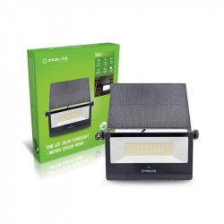 Asalite LED Szolár Reflektor Slim 20W 4000K (1800 lumen)+Mozgásérzékelő Szenzor Napelemes LED Reflektor Napelemes LED Reflektor 406594 ASALITE