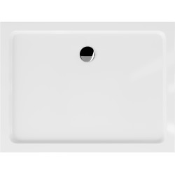 Mexen Slim Akril masszív zuhanytálca    80 x 70 cm,fehér + Ajándék szifon króm - 40107080 Akril zuhanytálca