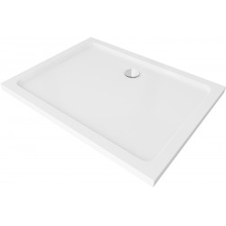 Mexen Slim Akril masszív zuhanytálca    90 x 70 cm,fehér + Ajándék szifon króm - 40107090 Akril zuhanytálca Akril zuhanytálca 406594 Mexen