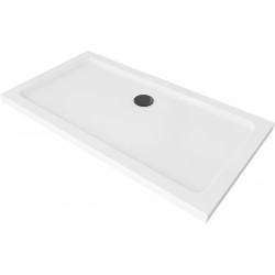 Mexen Slim Akril masszív zuhanytálca    130 x 70 cm, fehér + Ajándék szifon fekete - 40107013B Akril zuhanytálca Akril zuhanytálca 406594 Mexen