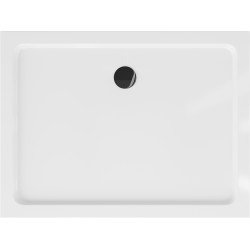 Mexen Slim Akril masszív zuhanytálca    90 x 80 cm, fehér + Ajándék szifon fekete - 40108090B Akril zuhanytálca
