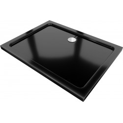 Mexen Slim Akril masszív zuhanytálca    110 x 70 cm,fekete + Ajándék szifon króm - 40707011 Akril zuhanytálca Akril zuhanytálca 406594 Mexen