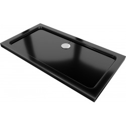 Mexen Slim Akril masszív zuhanytálca    120 x 70 cm,fekete + Ajándék szifon króm - 40707012 Akril zuhanytálca Akril zuhanytálca 406594 Mexen