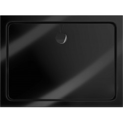 Mexen Slim Akril masszív zuhanytálca    90 x 70 cm,fekete + Ajándék szifon fekete - 40707090B Akril zuhanytálca
