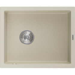 Mexen Pedro  konyhai mosogató gránit 1 medence+ pop up szifon 560 x 460 mm, beige - 6508561000-69 1 medencés 1 medencés 406959 Mexen