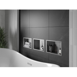 Mexen X-Wall-R  falba építhetö polc falfülke  30 x 20 cm, inox - 1910302010 Falfülke Falfülke 406959 Mexen
