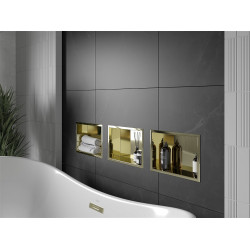 Mexen X-Wall-R  falba építhetö polc falfülke  30 x 20 cm, arany  - 1950302010 Falfülke Falfülke 406959 Mexen