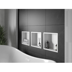 Mexen X-Wall-R  falba építhetö polc falfülke  30 x 30 cm, fehér  - 1920303010 Falfülke Falfülke 406959 Mexen