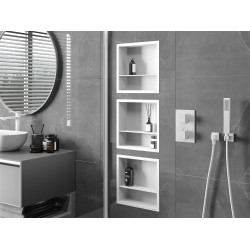 Mexen X-Wall-R  falba építhetö polc falfülke  polcal 30 x 30 cm, fehér  - 1920303010S Falfülke
