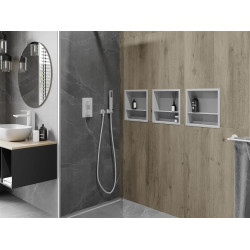 Mexen X-Wall-R  falba építhetö polc falfülke  polcal 30 x 30 cm, fehér  - 1920303010S Falfülke