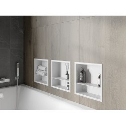 Mexen X-Wall-R  falba építhetö polc falfülke  polcal 30 x 30 cm, fehér  - 1920303010S Falfülke