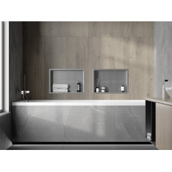 Mexen X-Wall-R  falba építhetö polc falfülke  45 x 30 cm, inox - 1910453010 Falfülke