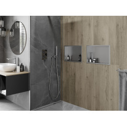 Mexen X-Wall-R  falba építhetö polc falfülke  45 x 30 cm, inox - 1910453010 Falfülke