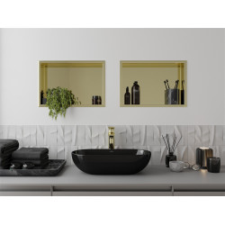 Mexen X-Wall-R  falba építhetö polc falfülke  45 x 30 cm, arany  - 1950453010 Falfülke