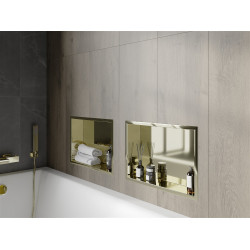Mexen X-Wall-R  falba építhetö polc falfülke  45 x 30 cm, arany  - 1950453010 Falfülke