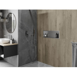 Mexen X-Wall-R  falba építhetö polc falfülke  60 x 20 cm, inox - 1910602010 Falfülke