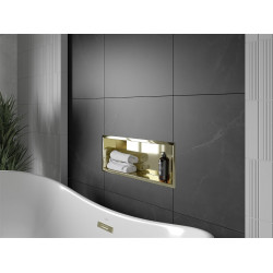 Mexen X-Wall-R  falba építhetö polc falfülke  60 x 20 cm, arany - 1950602010 Falfülke Falfülke 406959 Mexen