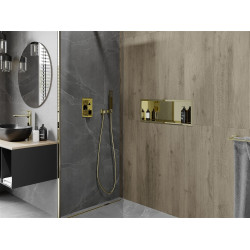 Mexen X-Wall-R  falba építhetö polc falfülke  60 x 20 cm, arany - 1950602010 Falfülke
