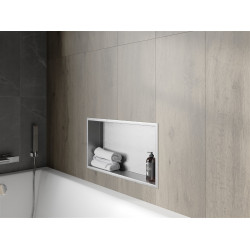 Mexen X-Wall-R  falba építhetö polc falfülke  60 x 30 cm, inox - 1910603010 Falfülke